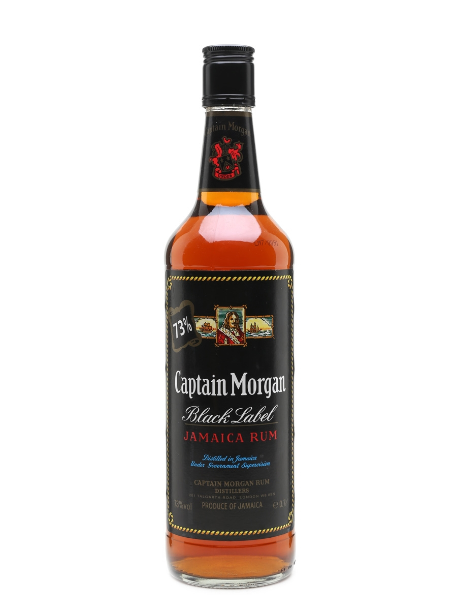 Captain Morgan Black Label Jamaica Rum 73% - Thefatrumpirate.com