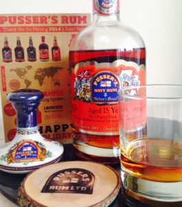Pussers 15 Years Nelsons Blood review by the fat rum pirate