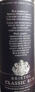 1998 Diamond Distillery Demerara rum review by the fat rum pirate Bristol