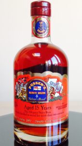 Pussers 15 Years Nelsons Blood review by the fat rum pirate