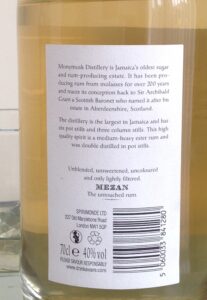 Mezan Jamaica 2003 Monymusk rum review by the fat rum pirate