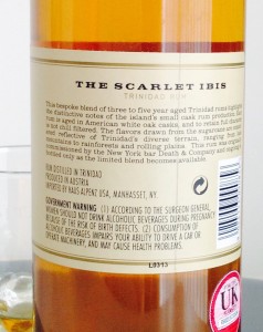The Scarlet Ibis rum review by the fat rum pirate