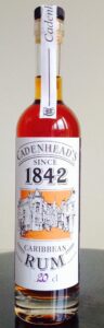 Cadenhead's Dark Rum 1842 Cask review by the fat rum pirate