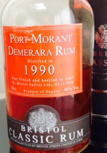 Bristol Port Morant 1990 rum review by the Fat Rum Pirate