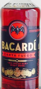Bacardi Carta Fuego rum review by the fat rum pirate