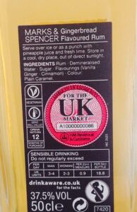 M&S Gingerbread Rum review by the fat rum pirate