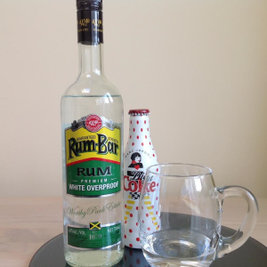 Rum-Bar White Overproof rum review by the fat rum pirate
