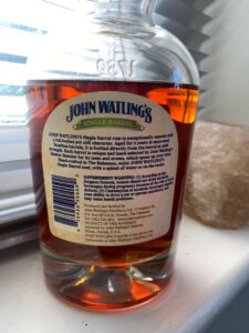 John Watling's Single Barrel rum review by the fat rum pirate