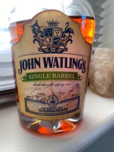 John Watling's Single Barrel rum review by the fat rum pirate