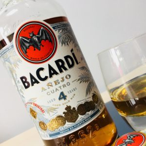 Bacardi Anejo Cuatro Aged 4 Years Rum review by the fat rum pirate