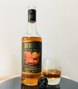 Bounty Fiji Rum Premium Overproof Rum Review by the fat rum pirate