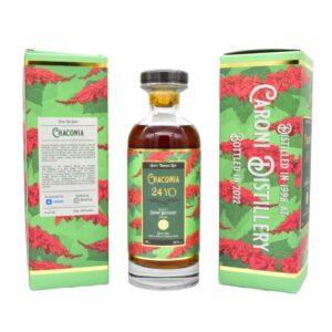 Distilia Chaconia 24 YO Distilled at Caroni Distillery rum review by the fat rum pirate. 