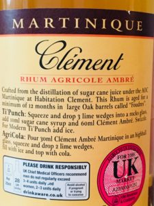 Rhum Clement Rhum Ambre Rum review by the fat rum pirate