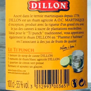 Dillon Rhum Agricole Blanc rum review by the fat rum pirate