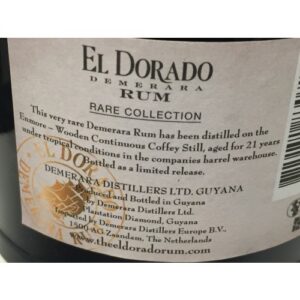El Dorado Rare Collection Enmore 1993 Rum Review by the fat rum pirate
