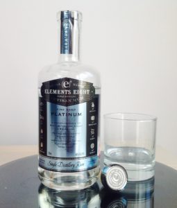Elements Eight Fine Aged Platinum Rum Review by the fat rum pirate