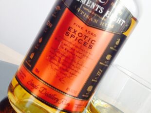 Elements Eight Spiced Rum Exotic Spices rum review by the fat rum pirate