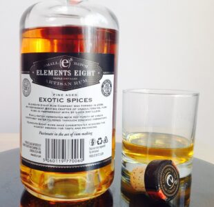 Elements Eight Spiced Rum Review by the fat rum pirate