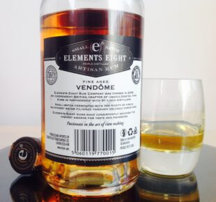 Elements Eight Vendome Gold Rum Review by the fat rum pirate