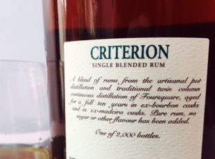 Foursquare Rum Distillery Criterion rum review by the fat rum pirate