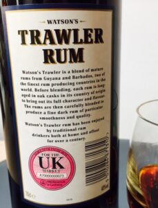 Watson's Trawler Rum review by the fat rum pirate