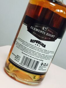 Elements Eight Republica rum review by the fat rum pirat
