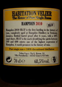 Habitation Velier Hampden HLCF Rum Review by the fat rum pirate