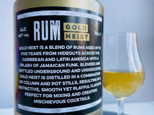 Mob33 Gold Heist Rum review by the fat rum pirate