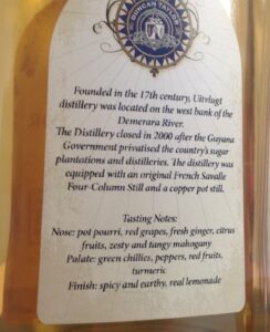 Duncan Taylor Rum Guyana Uitvlugt review by the fat rum pirate