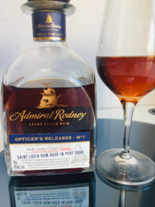 Admiral Rodney Officer's Releases No.1 - Port Cask Finish rum review by the fat rum pirate