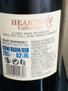 Appleton Estate 1999 Hearts Collection rum review by the fat rum pirate