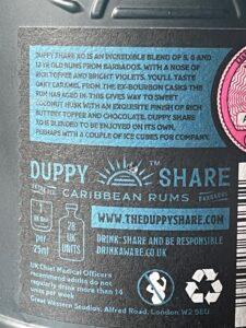 The Duppy Share XO rum review by the fat rum pirate