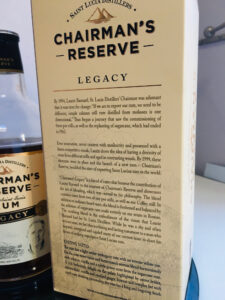 Chairman's Reserve Legacy Rum review by the fat rum pirate
