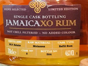 West Indies Rum & Cane Merchants Jamaica XO Rum
