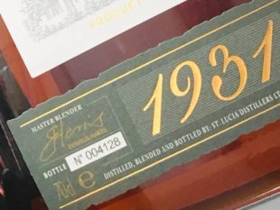 1931 St Lucia Distillers - Chairman's Reserve rum review by the fat rum pirate