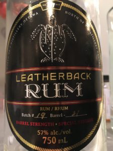 Leatherback Rum Barrel Strength Special Reserve