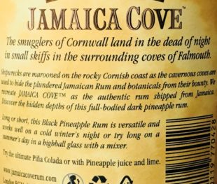 Jamaica Cove Black Pineapple Rum Review by the fat rum pirate