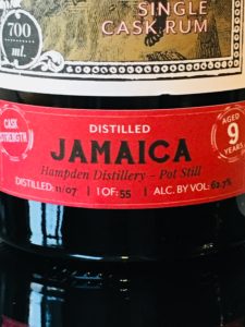 Kill Devil Jamaica Hampden Distillery Aged 9 Years