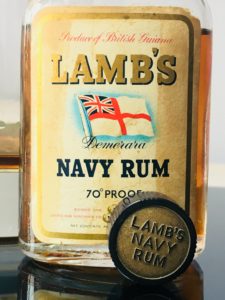 Lamb's Demerara Navy rum 70's bottling Rum review by the fat rum pirate