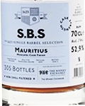 S.B.S – The 1423 Single Barrel Selection Mauritius 2010 The Whisky Exchange Exclusive rum review by the fat rum pirate
