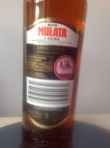 Ron Mulata Cuba 7 Year Old Rum Review by the fat rum pirate