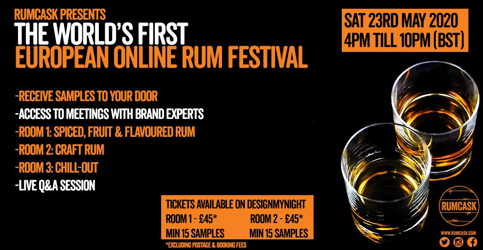 RumCask Presents: The World's First European Online Rumfest May 23rd 2020