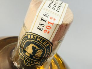 Rathlee Distilling Co Golden Barrel Aged Rum Aged 3 Years Rum Review by the fat rum pirate