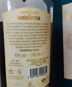 Santa Teresa 1796 Solera Rum Review by the fat rum pirate