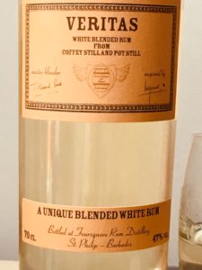 Veritas White Blended Rum from Coffey Still and Pot Still