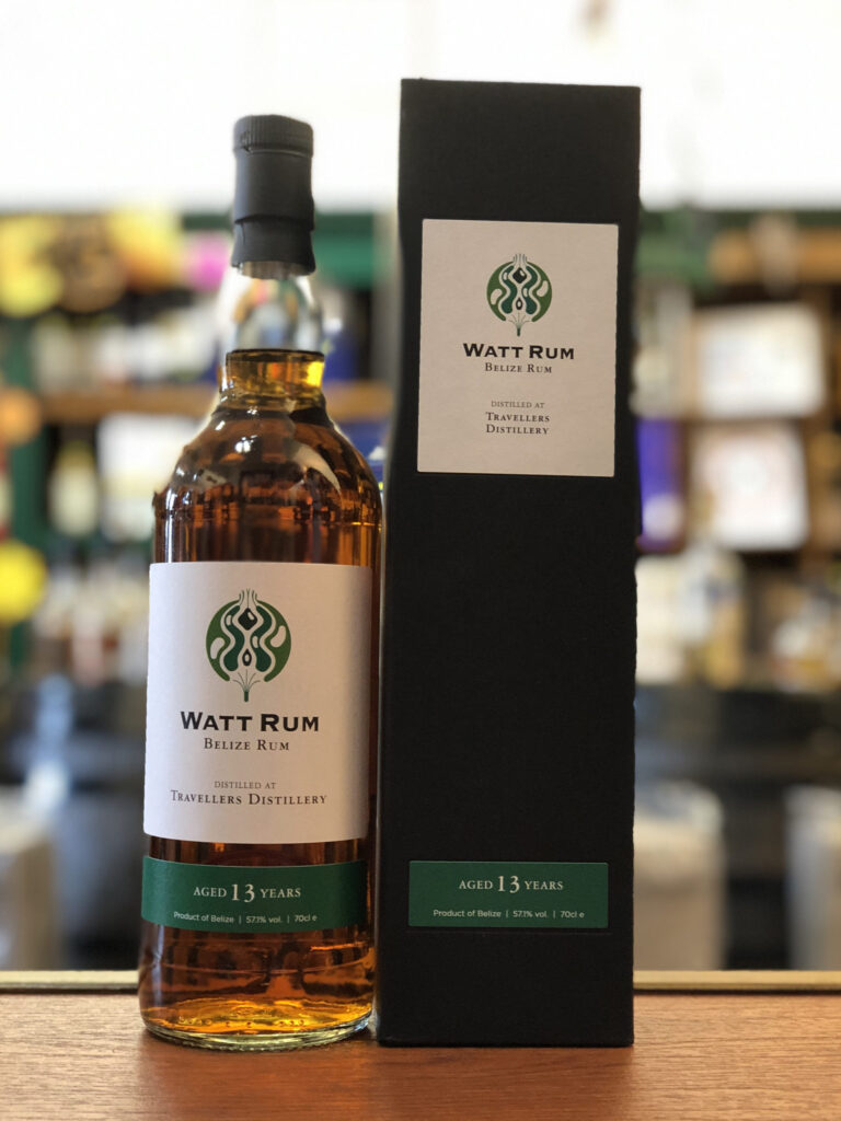 Watt Rum Belize Rum Distilled at Travellers Distillery Aged 13 Years