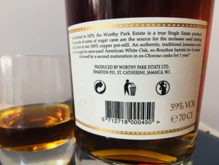Worthy Park Special Cask Release Oloroso Rum Review by the fat rum pirate