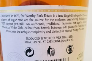Worthy Park Single Estate Reserve Jamaica Rum Reivew by the fat rum pirate