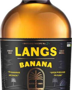 Langs Banana Jamaican Rum review by the fat rum pirate