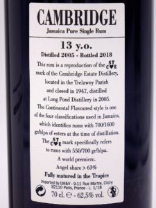 Velier National Rums of Jamaica Ltd Cambridge ST♥CE 2005 Rum Review by the fat rum pirate